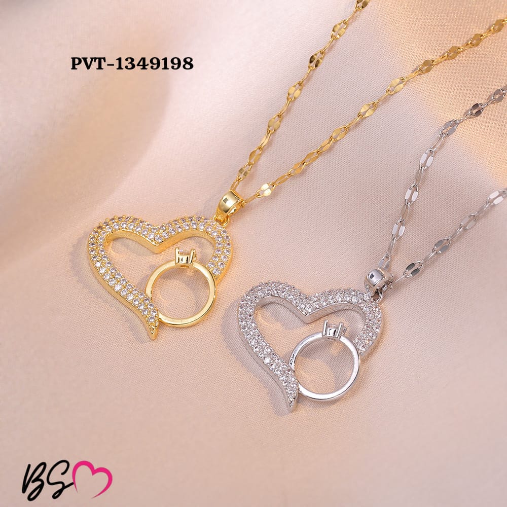 Korean Heart Locket With Ring – Elegant