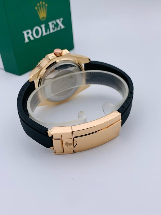 ⌚🐦‍🔥( Golden ) Rolex Stylish Watch for Men Adjustable Rubber Strap | Heavy Master Lock | Steel Buzzle Working - Without Box🐦‍🔥⌚🧿